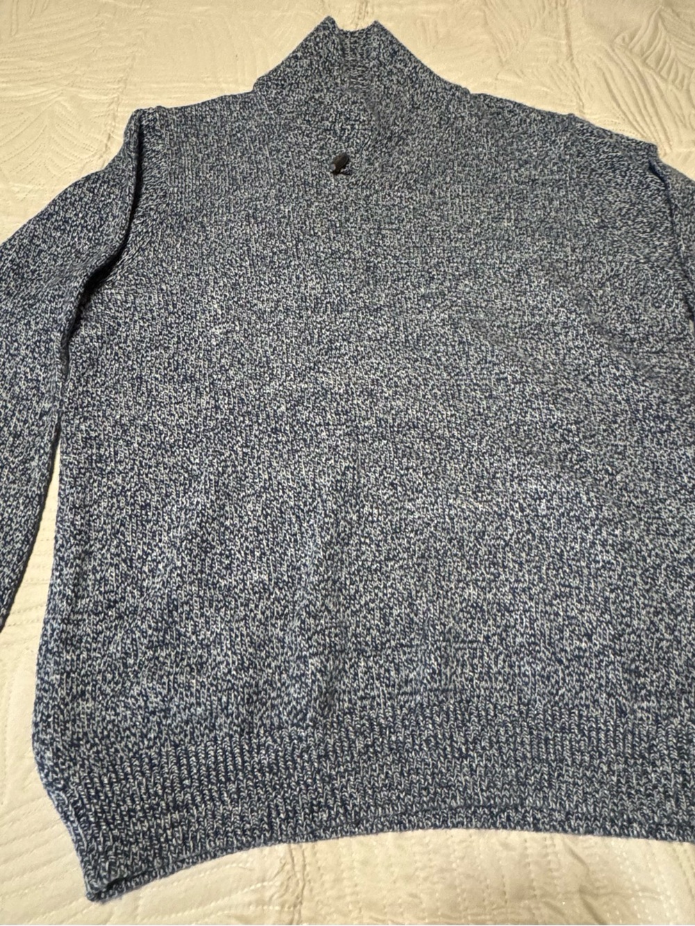 Men's Old Navy Gray Marled Knit Sweater - Classic Comfort Hewvy